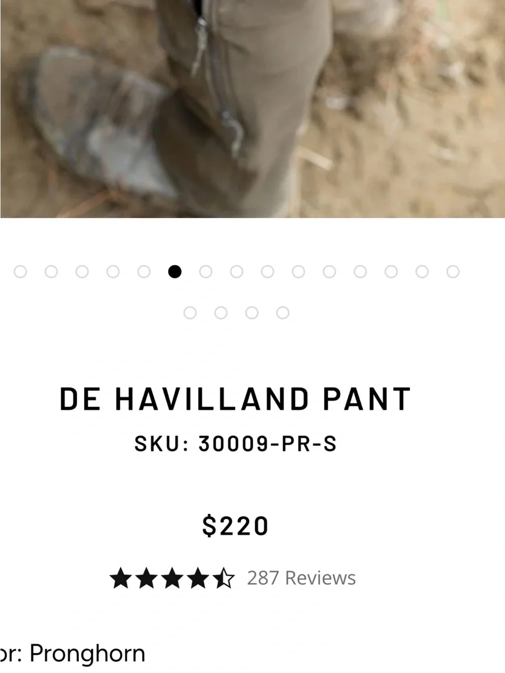 Stone Glacier De Havilland Pant